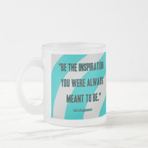 Inspiration Small Frosted Glass Mug