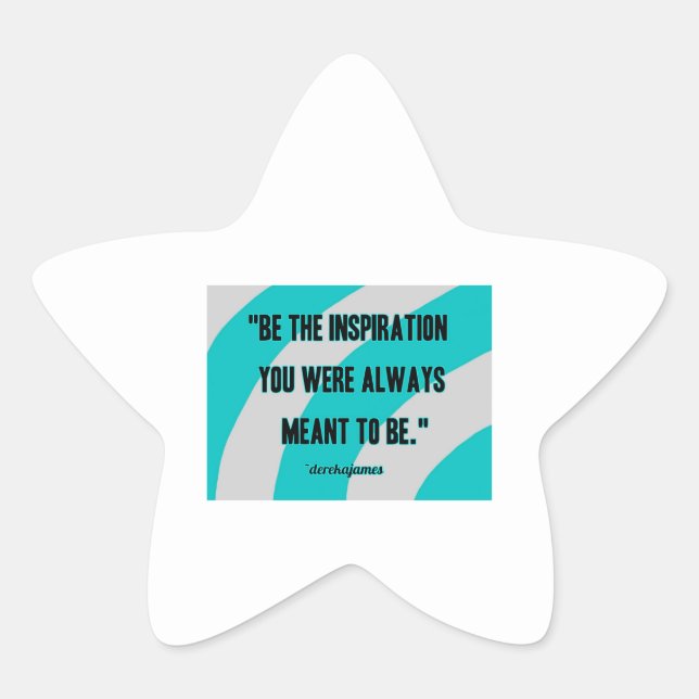 Inspiration Star Sticker (Front)