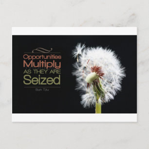 Inspiration Sun Tzu Postcard