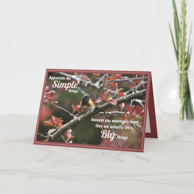 Inspiration Thinking of you Greeting Card (Front)