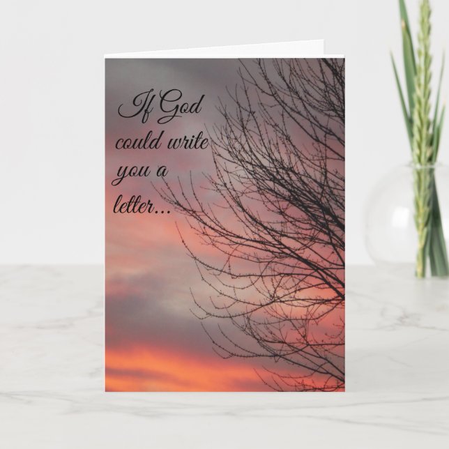 Inspiration to help someone through a tough time. card (Front)