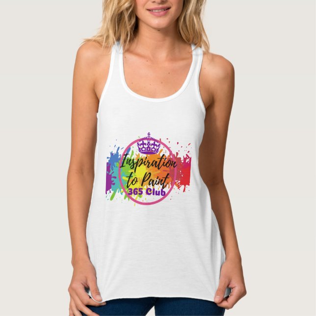 Inspiration to Paint 365 Club Logo Tank Top (Front)