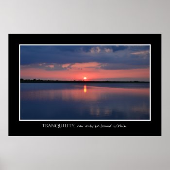 Inspiration Tranquility Poster 36 X 24 by KathyHenis at Zazzle