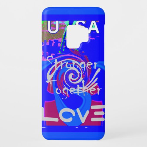 Inspiration USA we are stranger together with love Case_Mate Samsung Galaxy S9 Case