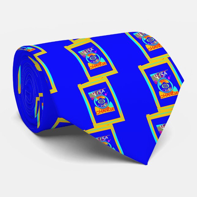 Inspiration USA We Are Stronger Together With Love Neck Tie (Rolled)