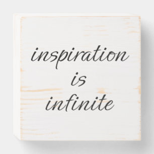 Inspiration Wood Box Sign