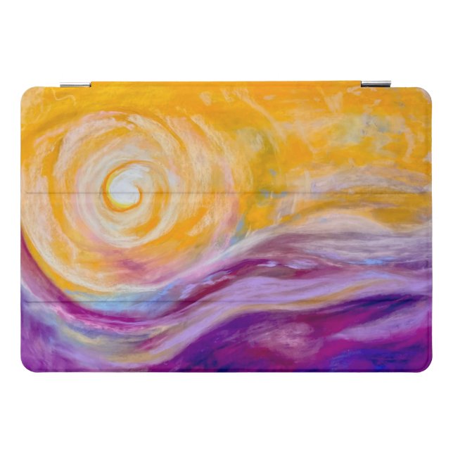 Inspiration Yellow, magenta and purple iPad Pro Cover (Horizontal)