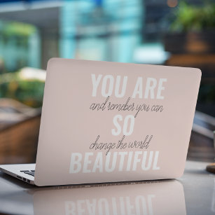 Inspiration You Are So Beautiful Positive Quote  HP Laptop Skin