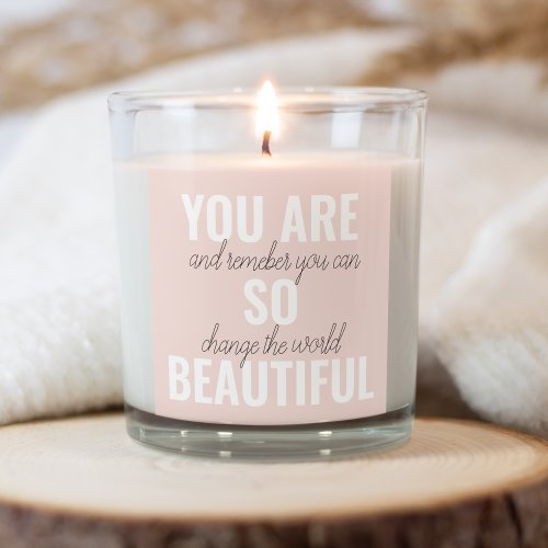 Inspiration You Are So Beautiful Positive Quote Square Sticker