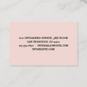 Inspiration Your Voice Matter Motivation Quote Business Card (Back)