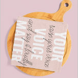 Inspiration Your Voice Matter Motivation Quote Kitchen Towel<br><div class="desc">Inspiration Your Voice Matter Motivation Quote</div>