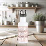 Inspiration Your Voice Matter Motivation Quote Stainless Steel Water Bottle<br><div class="desc">Inspiration Your Voice Matter Motivation Quote</div>