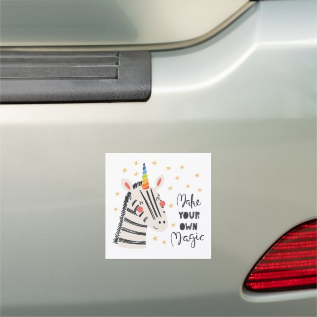 Inspiration Zebri-corn Car Magnet (In Situ)