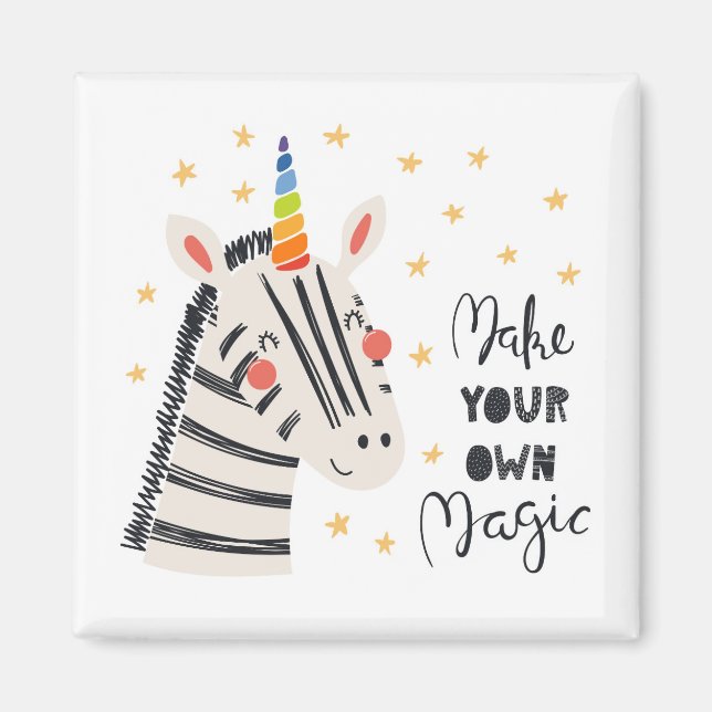 Inspiration Zebri-corn Magnet (Front)