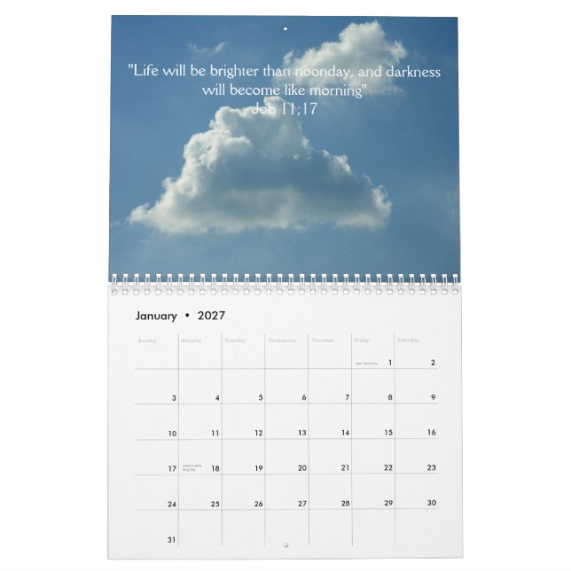 Inspirational - 2015 - Calendar (Jan 2027)
