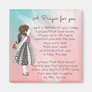 Inspirational A Prayer for You Magnet