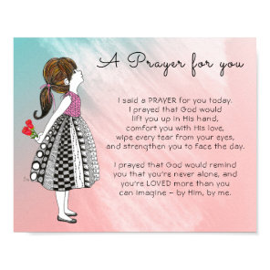 Inspirational A Prayer for You Poster