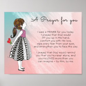 Inspirational A Prayer for You Poster