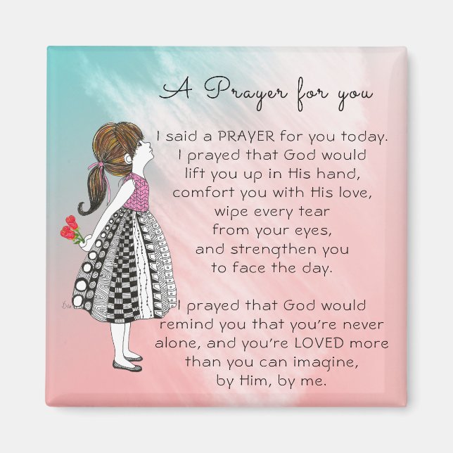 Inspirational A Prayer for You Poster Magnet (Front)