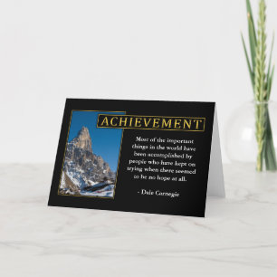 Inspirational Achievement Greeting Cards