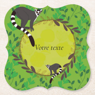 Inspirational affirmation, positive affirmation, paper coaster