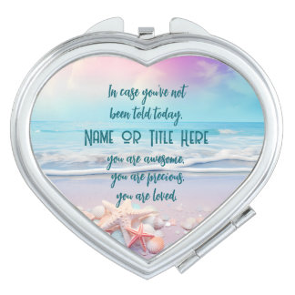 Inspirational Affirmation Reminders  Compact Mirror