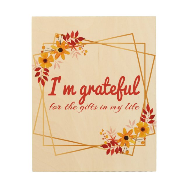 inspirational affirmations for hard workers wood wall art (Front)