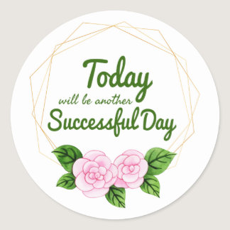 inspirational affirmations for self care,self love classic round sticker
