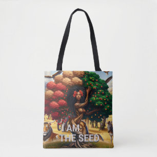 Inspirational African American Woman Quote Tote  Bag