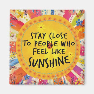 Inspirational and Colorful Friendship Magnet
