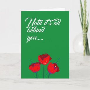 Inspirational and moral support card