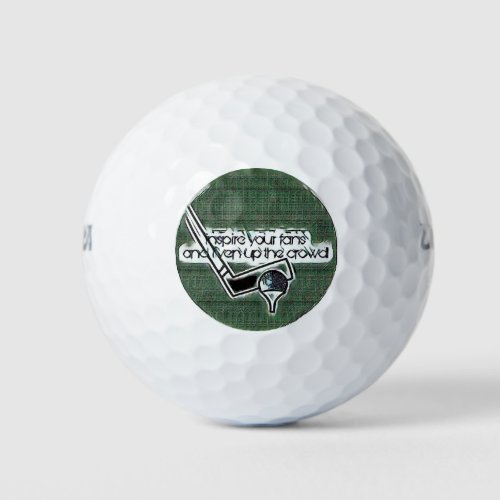 Inspirational and Motivational Quote Golf Balls