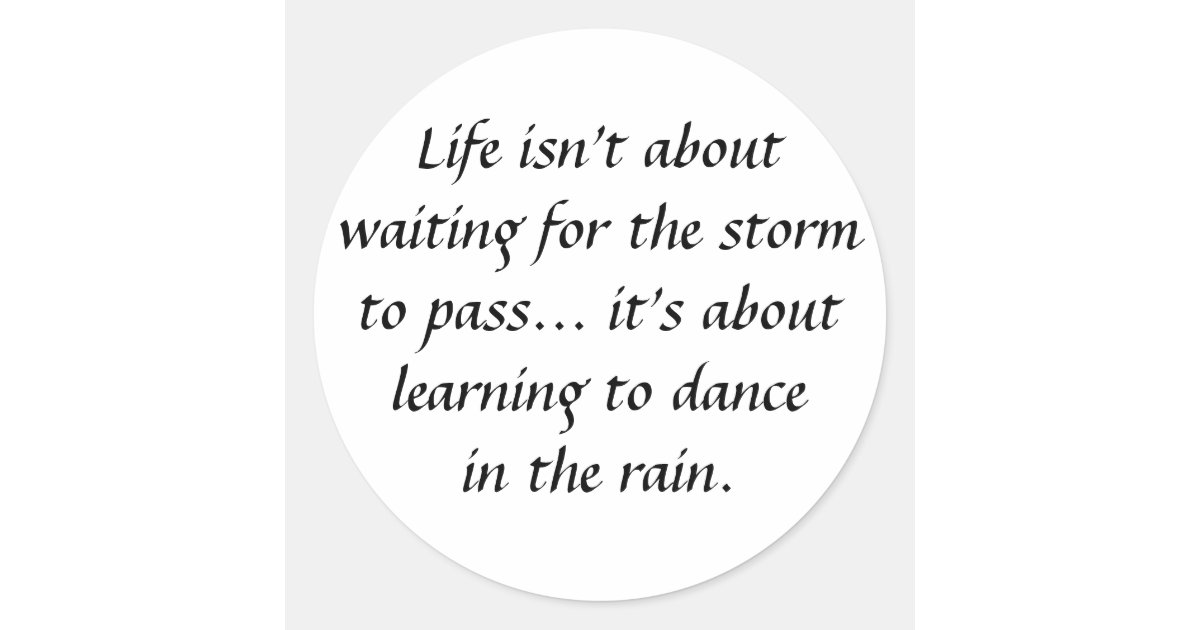 Inspirational and motivational quotes classic round sticker | Zazzle