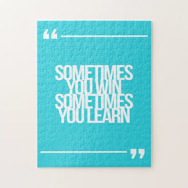 Inspirational and motivational quotes jigsaw puzzle Zazzle