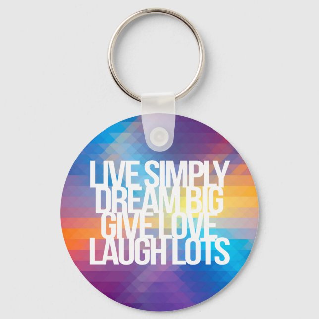 Inspirational and motivational quotes keychain (Front)