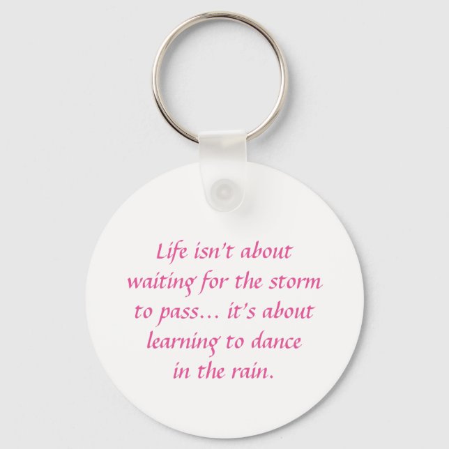 Inspirational and motivational quotes keychain (Front)