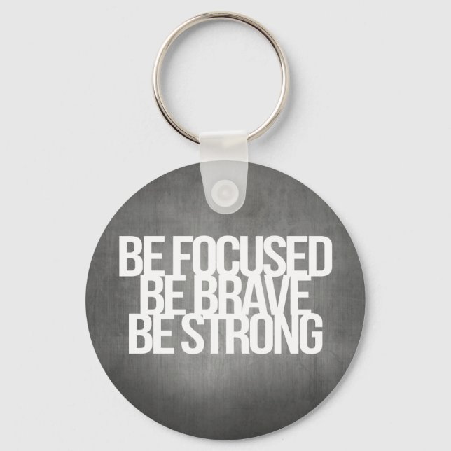 Inspirational and motivational quotes keychain (Front)