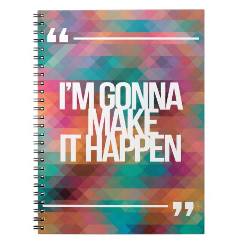 Inspirational and motivational quotes notebook