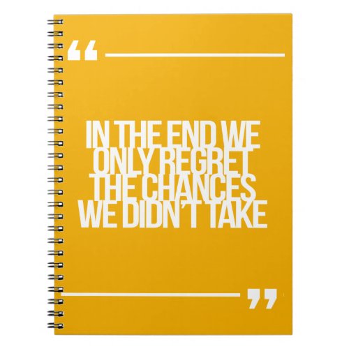 Inspirational and motivational quotes notebook
