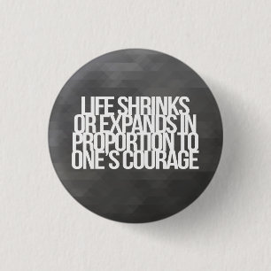 Inspirational and motivational quotes pinback button