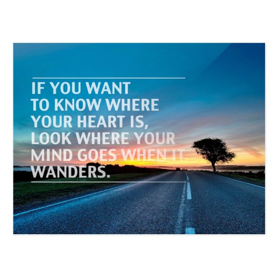 Inspirational And Motivational Quotes Postcard | Zazzle