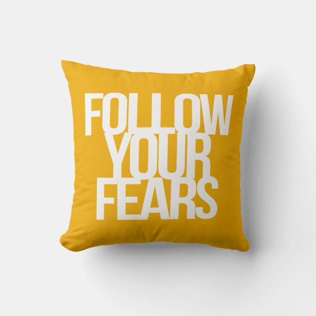 Inspirational and motivational quotes throw pillow (Front)