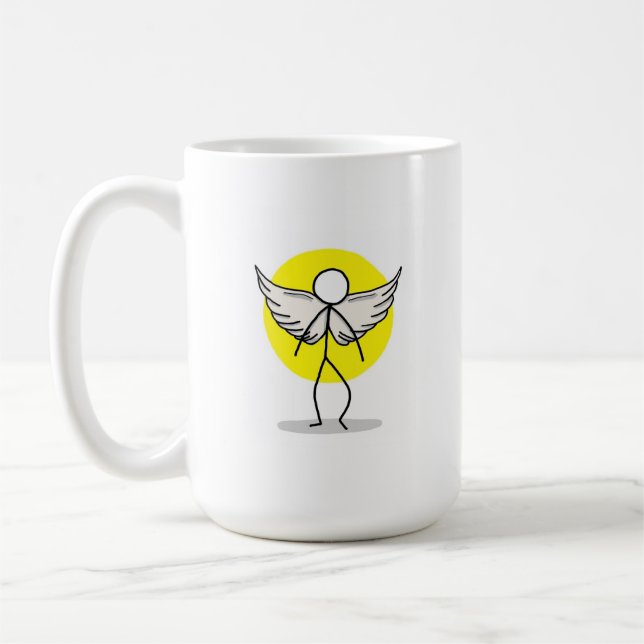 Inspirational Angel 15oz coffee mug (Left)