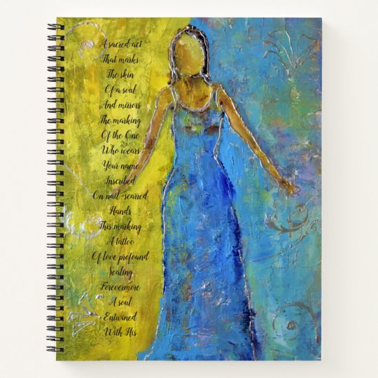 Inspirational angel notebook | Zazzle.com