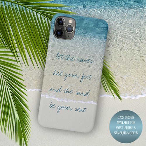 Inspirational Aqua Turquoise Surf Waves Photo iPhone 11 Pro Max Case
