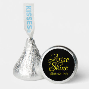 Inspirational Arise and Shine Faith Black Hershey®'s Kisses®