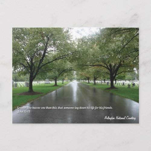 Inspirational Arlington National Cemetery Postcard