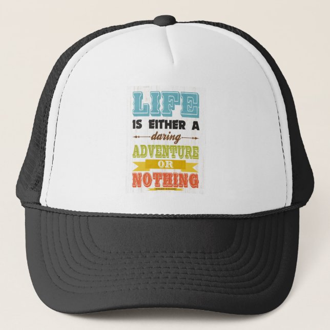 Inspirational Art - Helen Keller Trucker Hat (Front)
