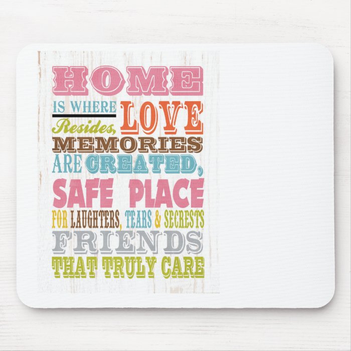 Inspirational Art   Home Mouse Pad