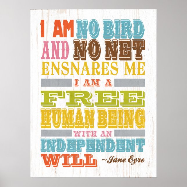Inspirational Art - Jane Eyre Poster (Front)